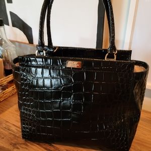 Kate Spade Croc Embossed Satchel
